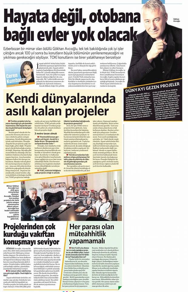 Vatan Newspaper Ceren Kumbasar interview
