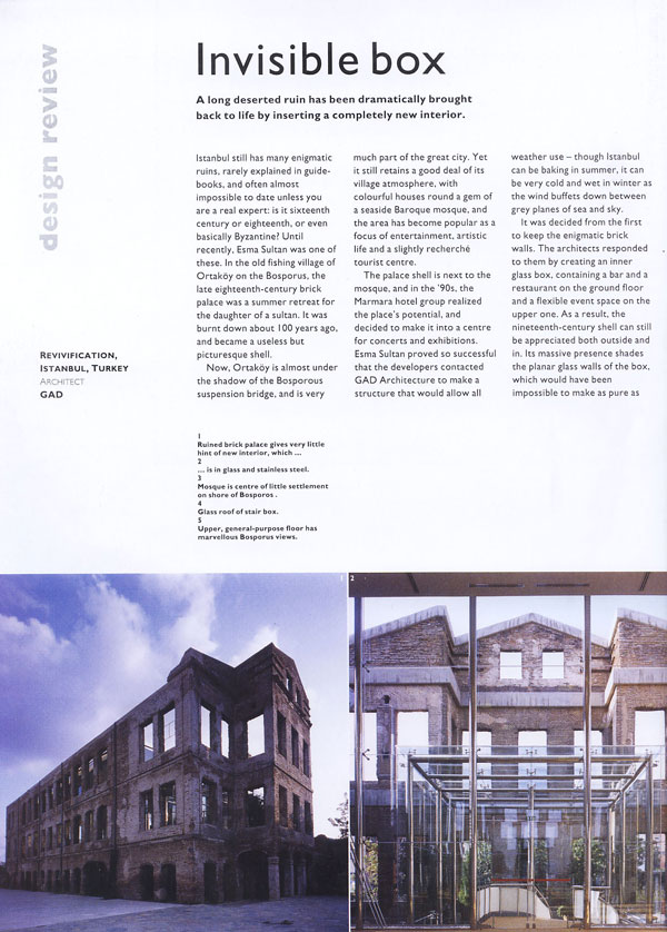 The Architectural Review  Esma Sultan