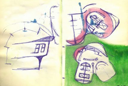 Thinking by hand sketchbook 158