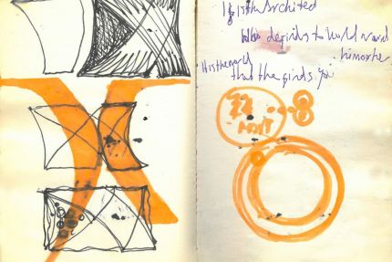 Thinking by hand sketchbook 174
